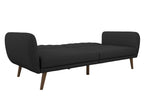 Novogratz Brittany Futon Sofa Bed - Dark Gray Linen