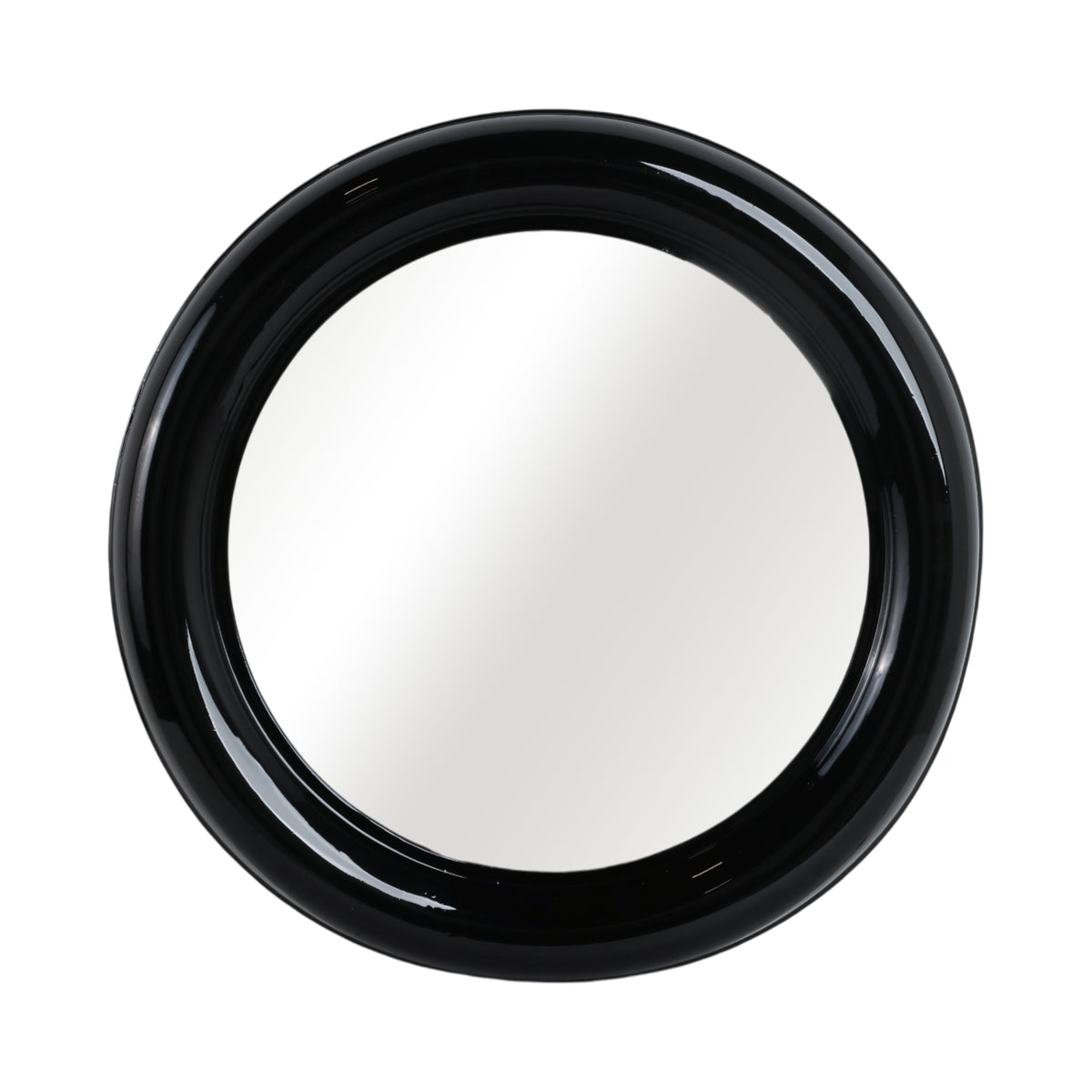 Sagebrook Erinpark round black metal wall mirror
