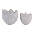 Drydenrun Ivory Ceramic Planters, Set of 2