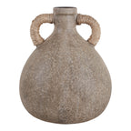 Sagebrook Opalvale tan clay pottery vase