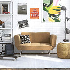Novogratz Leyla Sleeper Loveseat - Tan