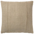 Emmer Linen Throw Pillow, Natural, 24" x 24"
