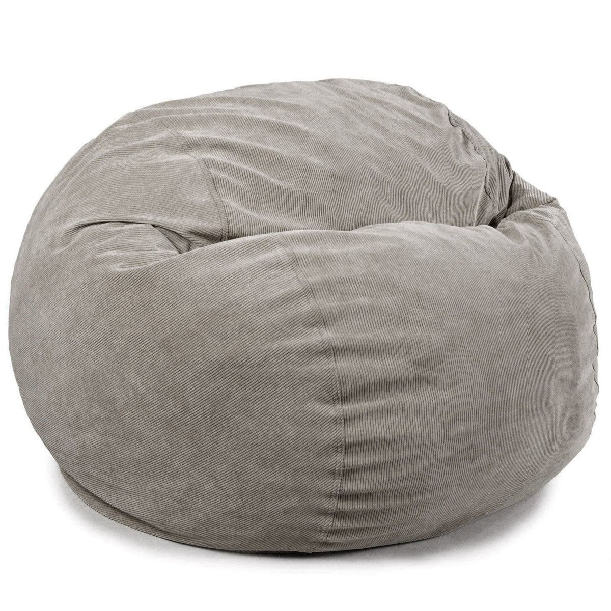 CordaRoy's Convertible Bean Bag Chair-Bed, Corduroy - King, Gray