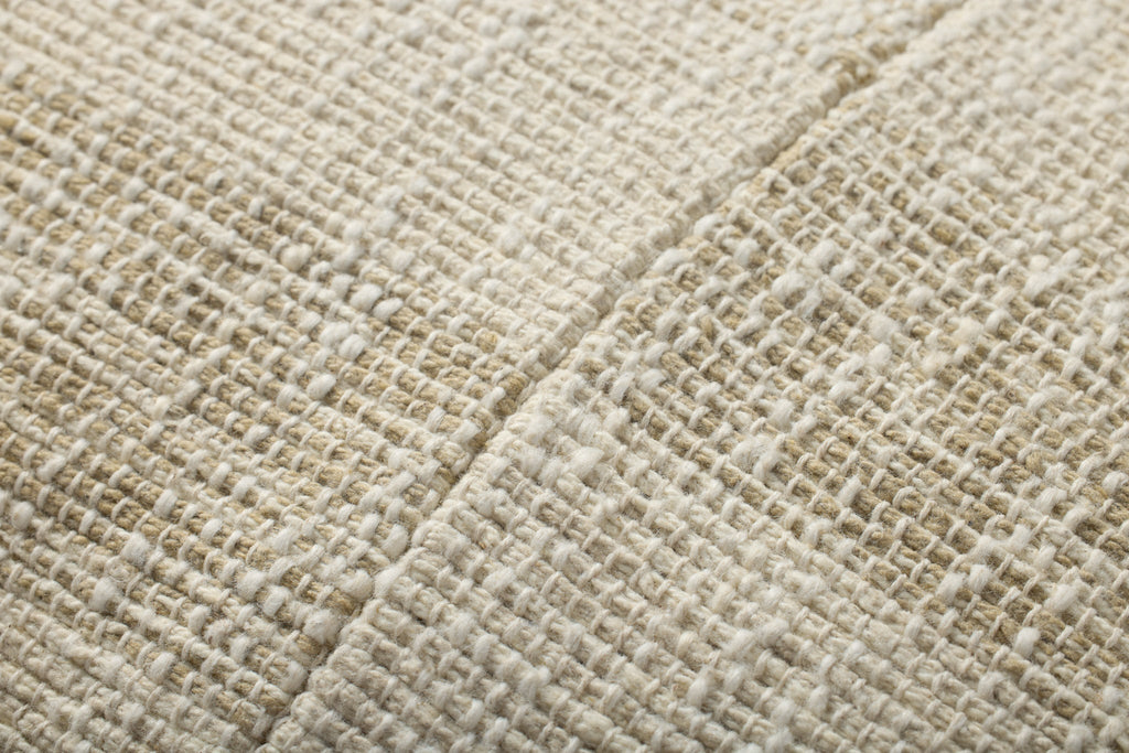 Broken-Stripe Lumbar Pillow, Beige and Natural, 16" x 26"