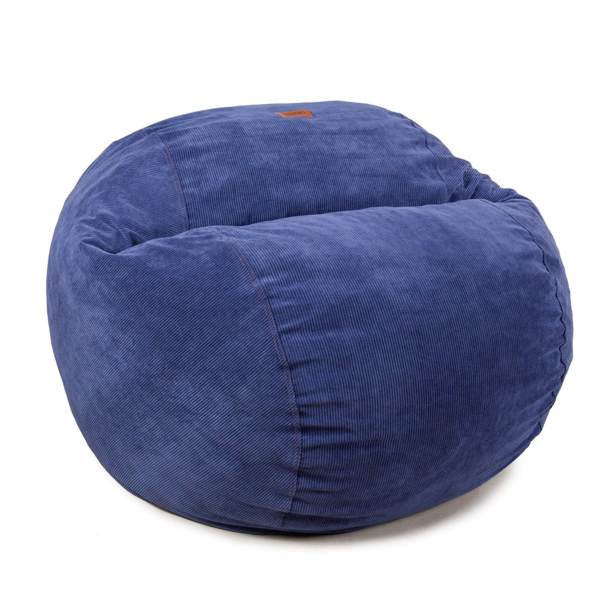 CordaRoy's Convertible Bean Bag Chair-Bed, Corduroy - Queen, Navy