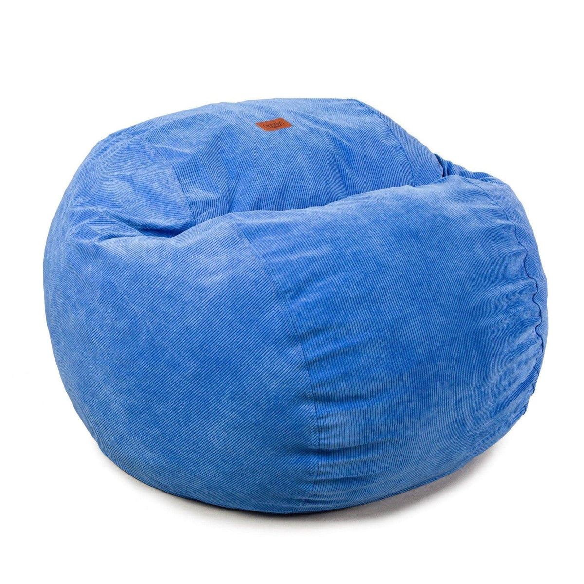 CordaRoy's Convertible Bean Bag Chair-Bed, Corduroy - Queen, Royal