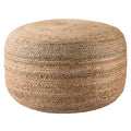 Saba Mesa Braided Jute Pouf, 29"