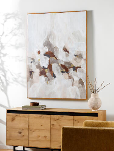 Kalahari abstract art above a sofa