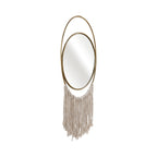 Julianport Gold Metal Mirror, 30"