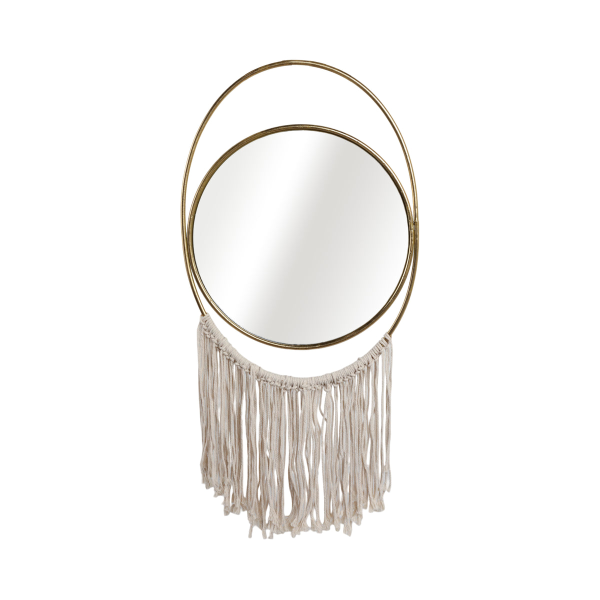 Julianport Gold Metal Mirror, 30"