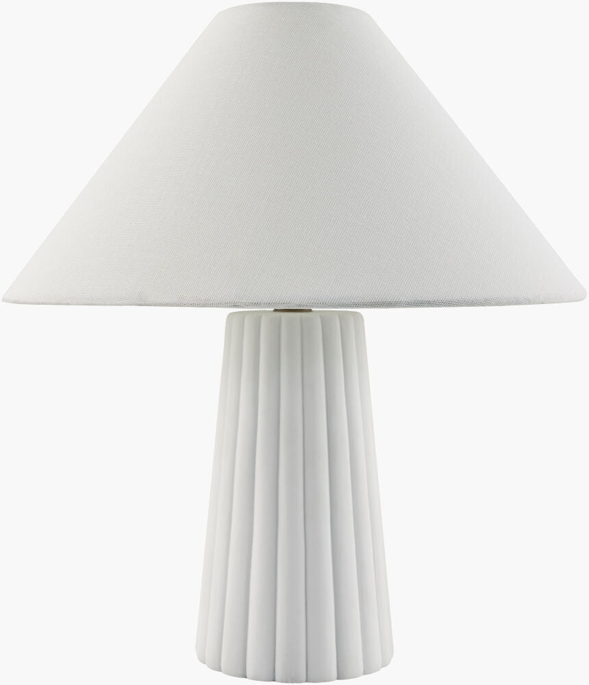 Conju Hand-Painted Ceramic Table Lamp, 16"