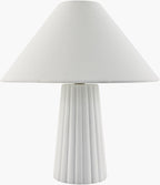 Conju Hand-Painted Ceramic Table Lamp, 16"