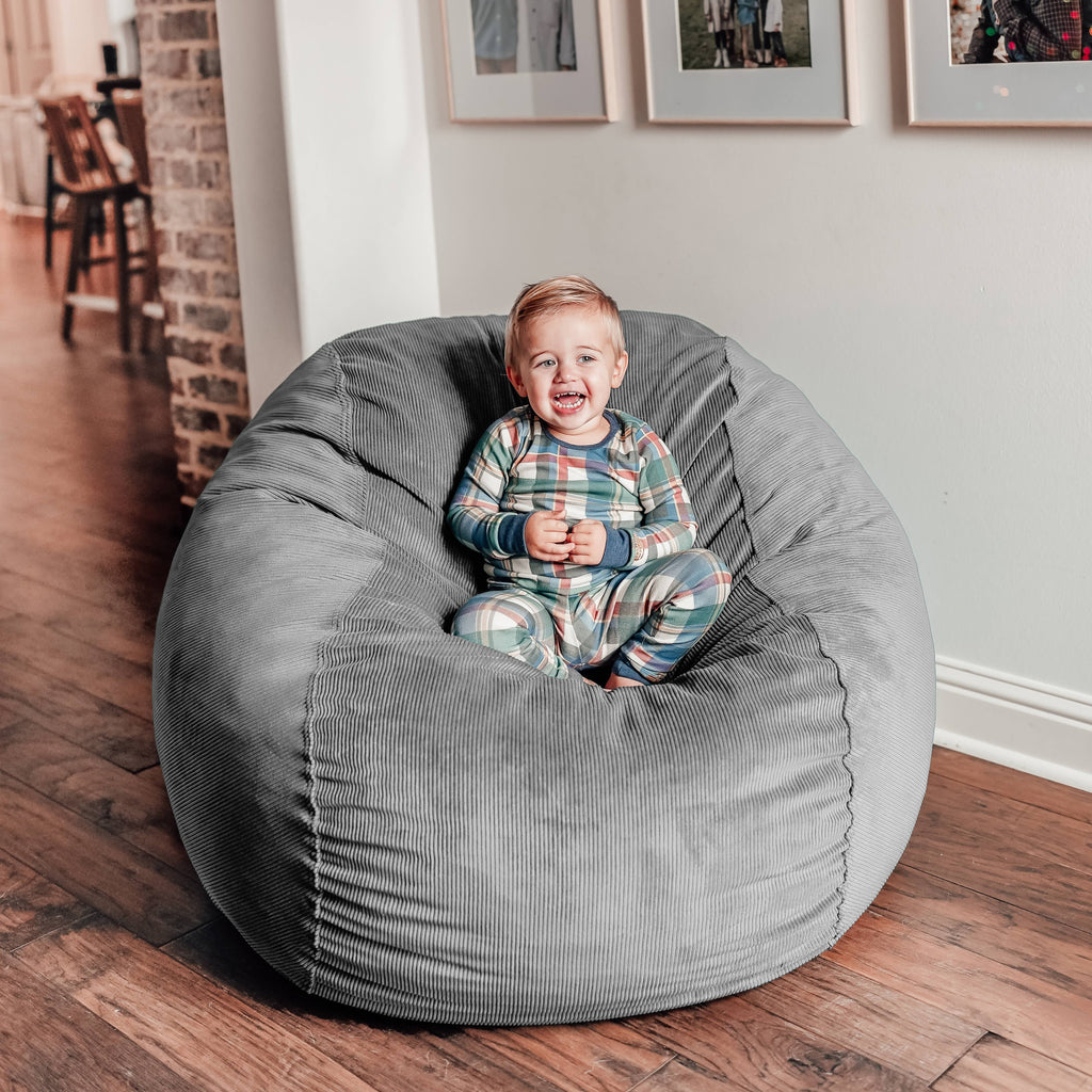CordaRoy's Convertible Bean Bag Chair-Bed, Corduroy - lifestyle