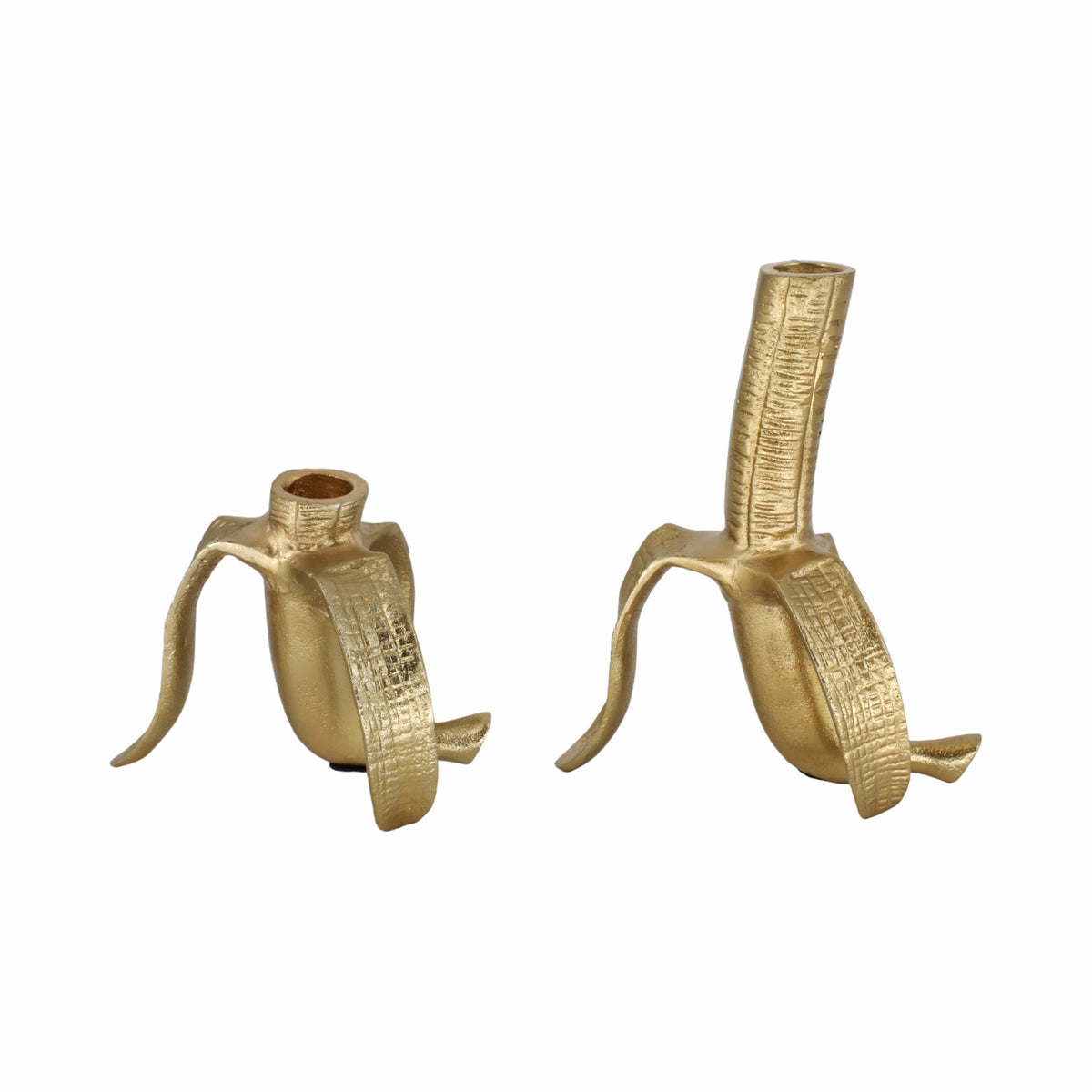 Gold candle holder detail