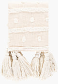 Dallan Woven Shag Throw, Cream, 50" x 60"