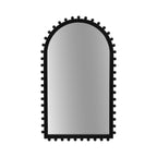 Sagebrook Oddton black arched wall mirror