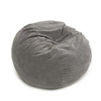 CordaRoy's Convertible Bean Bag Chair-Bed, Corduroy - Full, Gray