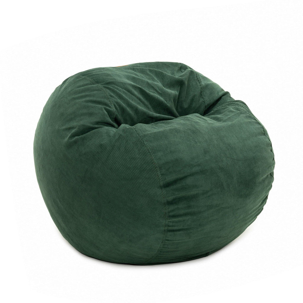 CordaRoy's Convertible Bean Bag Chair-Bed, Corduroy - Full, Rainforest