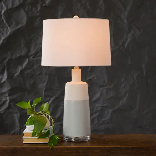 Healey lamp on an end table