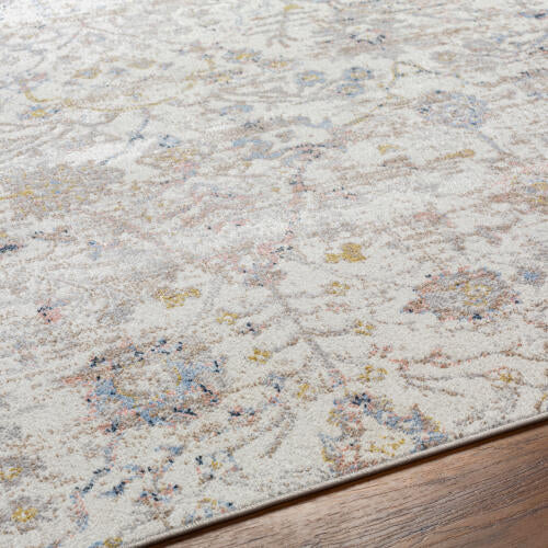 Lavadora Machine-Washable Rug, Taupe Oriental