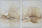 Surya Sand Mountain desert landscape framed art set